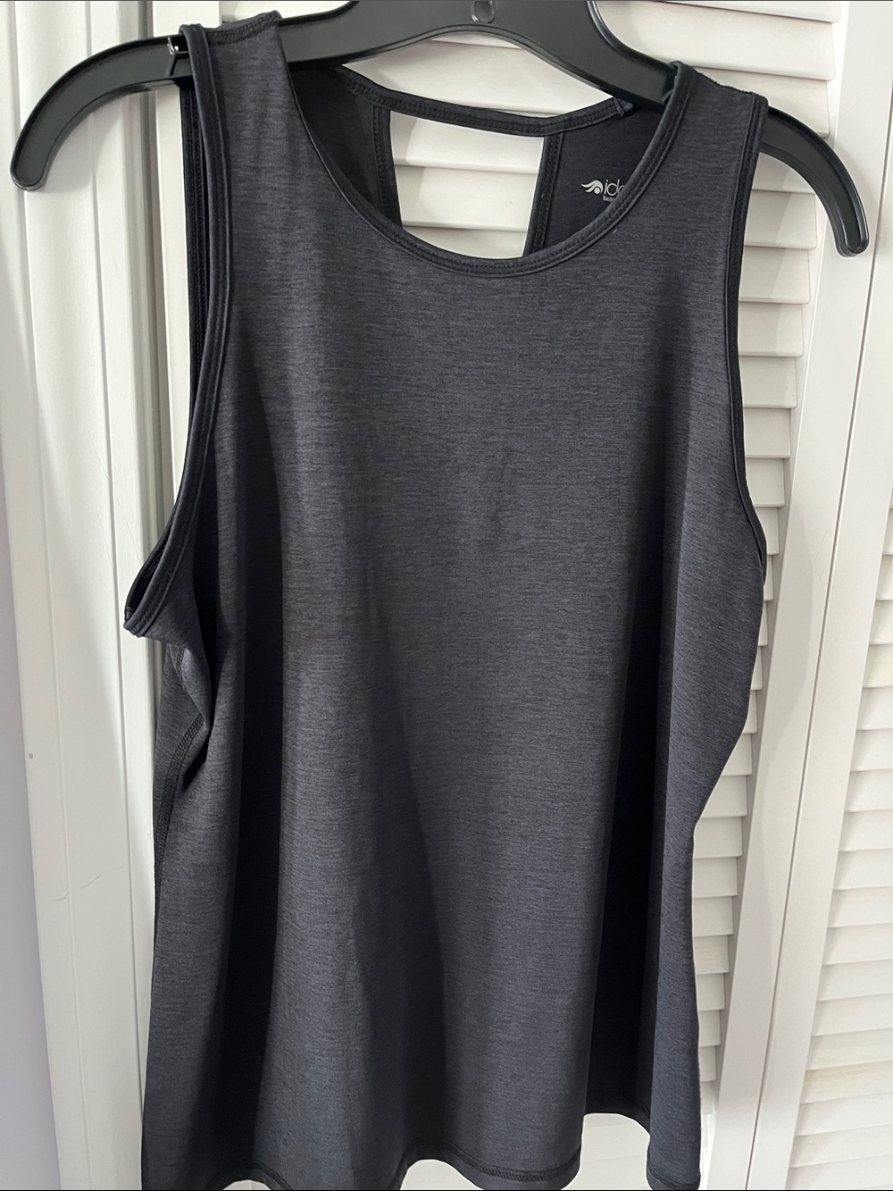 Ideology Charcoal Gray Performance Tank Top